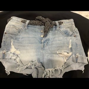 jean shorts from altrd state really cute just too small would fit a 26 too
